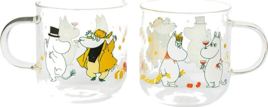Moomin Glass 30 cl 2 pk Kjærlighetsgave