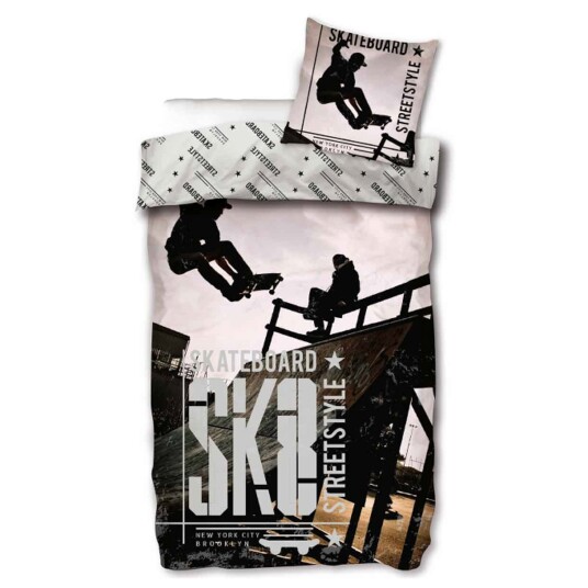 Licens Sengetøy med skateboard 140x200 cm 100% bomull