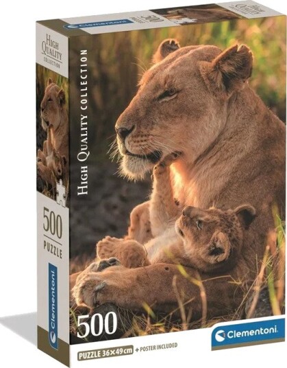 Clementoni Puzzle HQC Feline Love 2026 Compact 500 pieces 2D Puslespill