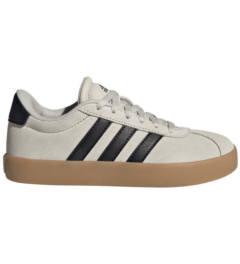 Adidas Performance Sko VL Court 3.0 Aluminium/Core Black/Gum Adidas Performance 31 Sko Beige Hvit