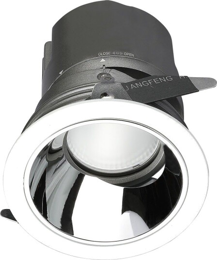 V Tac 6W LED COB Hotel Downlight RA95   CREE chip sølv reflektor justerbar innfellingsspot   Kulør : Nøytral