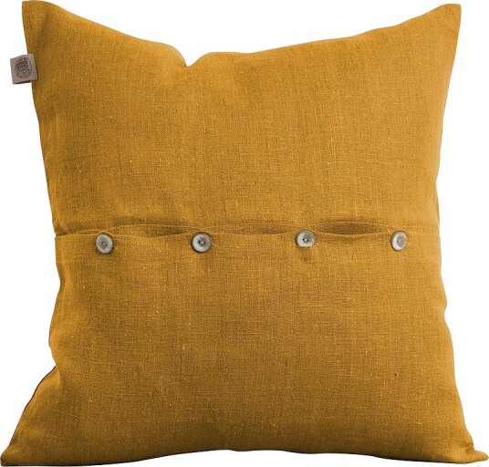 Lovely Linen   Putetrekk Classic i manglet lin   Gul