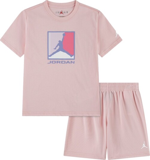 Jordan Shorts Sett Mesh Nike Rosa Blomstring Jordan 4 5 år 104 110 Shorts