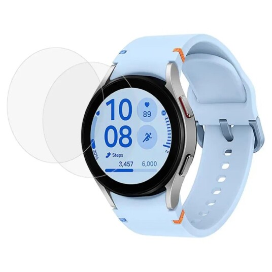 INCOVER Samsung Galaxy Watch FE (40mm) Glass Skjermbeskytter - 2 stk - Gjennomsiktig