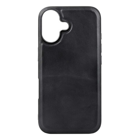BUFFALO Backcover Leather Magseries iPhone 16 Black