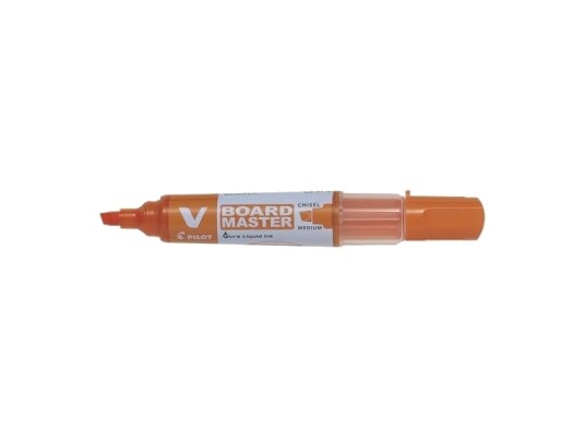 Whiteboardmarker Pilot V-Board Master Skrå Orange Whiteboardmarker Pilot V-Board Master Skrå Orange