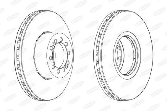 Bremseskive BERAL BCR218A Bremseskive BERAL BCR218A