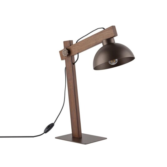 Oslo bordlampe   Brun