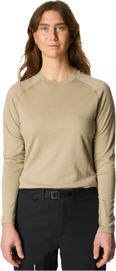 Houdini W"s Puremerino Crew Powder Green L