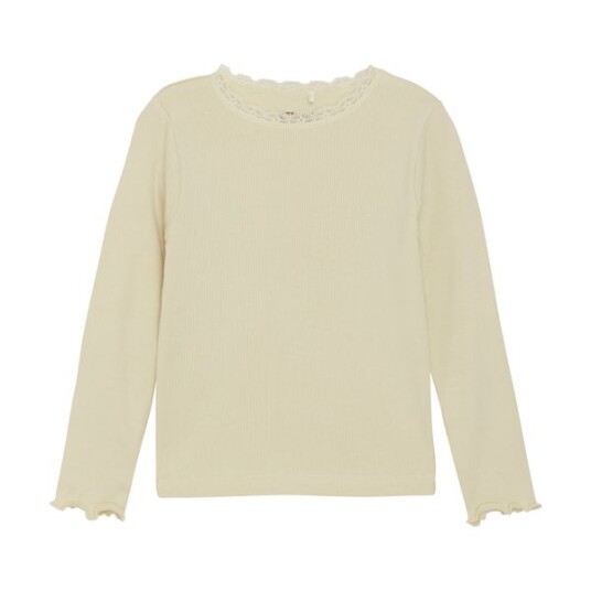 Huttelihut Rib longsleeve - wood ash