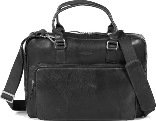 Howard London Laptop Bag Leopold - Black - ONE SIZE