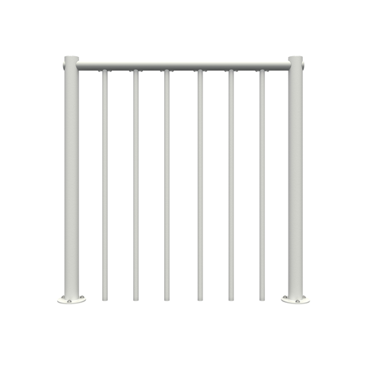 Minka Gelender For Repos Med Vertikale Balustre I Hvit Minka Gelender For Repos Med Vertikale Balustre I Hvit