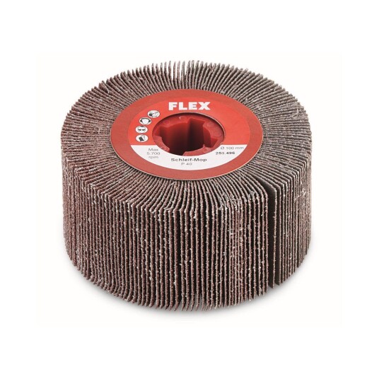 Flex P80 Slipemopp D100xB50mm Korn P 80