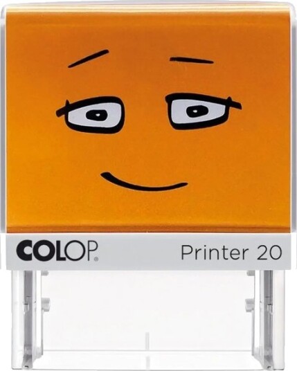 Colop 164830 Blekkgjør Seg Selv Budskap Stempel 38 X 14 Mm Oransje 1 Stykker Reach 9C 164830