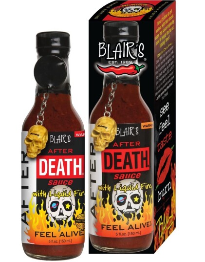 Blair"s After Death Sauce Kjempesterk Saus med Forskjellige Chilisorter 150 ml USA Import Blair"s After Death Sauce Kjempesterk Saus med Forskjellige Chilisorter 150 ml USA Import