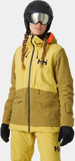 Helly Hansen Powchaser 2.0 Skijakke Dame Beige Blå M Helly Hansen Powchaser 2.0 Skijakke Dame Beige Blå M