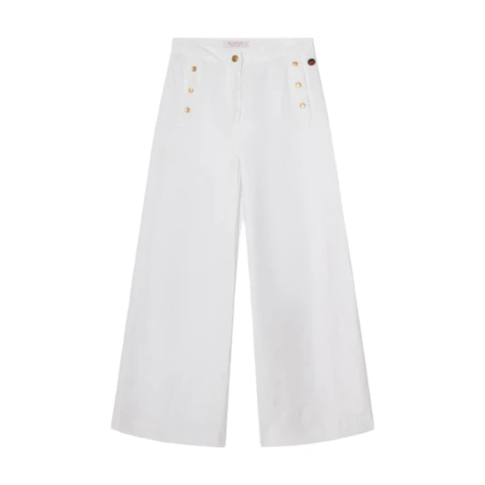 Busnel Dame Bukser Hvit 2XL,
