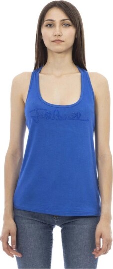 Just Cavalli Dame Topper Blå XL,