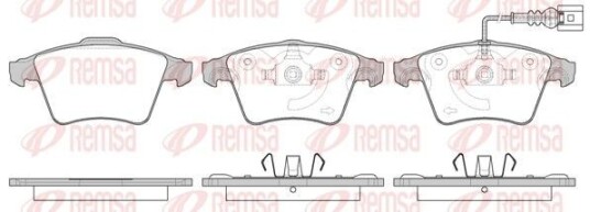 Bremseklosser REMSA 1045.11 Bremseklosser REMSA 1045.11