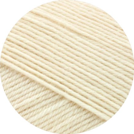 Lana Grossa Meilenweit 100 Merino Extrafine Uni Garn 2425 Lys Beige