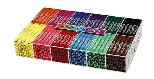 Creativ Company Large package with 12x24 colored Jumbo pens