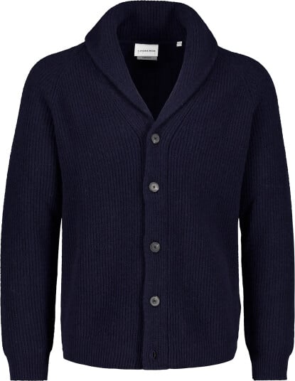 Lindbergh Lambswool Shawlcollar Cardigan Navy S Lindbergh Lambswool Shawlcollar Cardigan Navy S