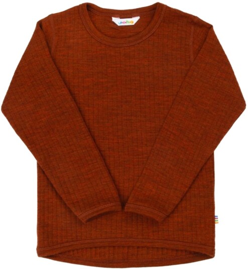 Joha Colorful Ull Trøye T Skjorte I Merino Ull Russet (130)