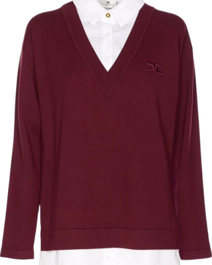 Elisabetta Franchi Dame Bluser & Skjorter Rød XL, Elisabetta Franchi Dame Bluser & Skjorter Rød XL,