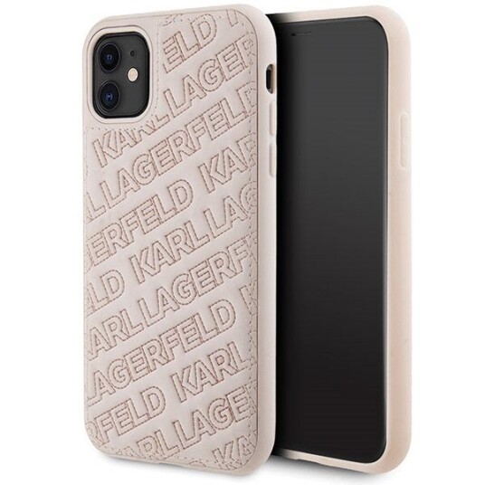 Karl Lagerfeld Klhcn61pqkpmp Iphone 11 / Xr 6.1" Rosa/Rosa Hardcase Quilted K-Mønster