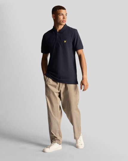 PLAIN PIQUE DARK NAVY