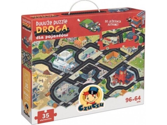 Bright Junior Media A Large Puzzle With A Hole A Road For Vehicles