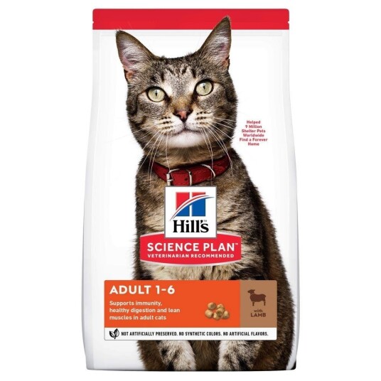 Hill'S Science Plan Cat Adult Lamb & Rice (10 kg)