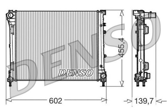 Radiator DENSO DRM09162 Radiator DENSO DRM09162