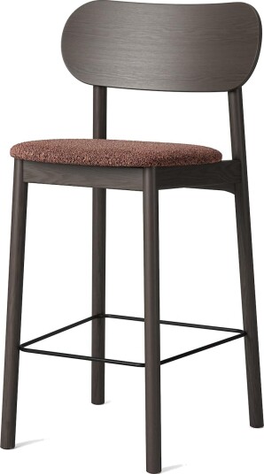 Decotique Elephant Barstol Mørk Eik/Rust Bouclé
