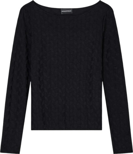 Emporio Armani Dame Topper Svart S,