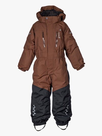 Isbjörn of Sweden Kids' Penguin Snowsuit Chocolate 80