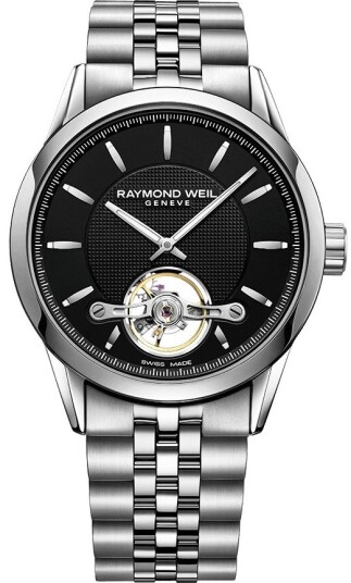 Raymond Weil Herreklokke 2780 ST 20001 Freelancer Sort/Stål Ø42 mm
