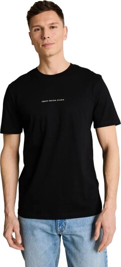 Tom Tailor Printed T Shirt Black M