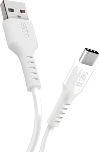 Sbs Tecablemicroc10w 1 M Usb A Usb C Usb 2.0 0,48 Gbit/Sek. Hvit