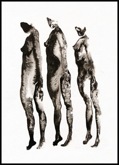Figure Study 3x Plakat / 50x70cm