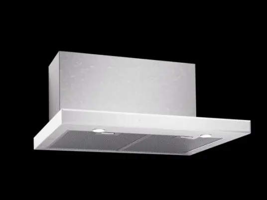 JGN Regis SJ 1159 60 cm Ventilator underbygg Hvit med Touch Kontroll