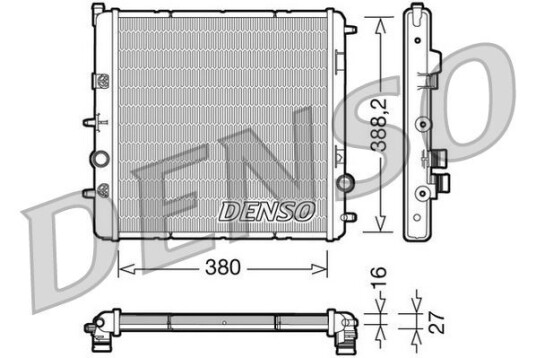 Radiator DENSO DRM07003 Radiator DENSO DRM07003