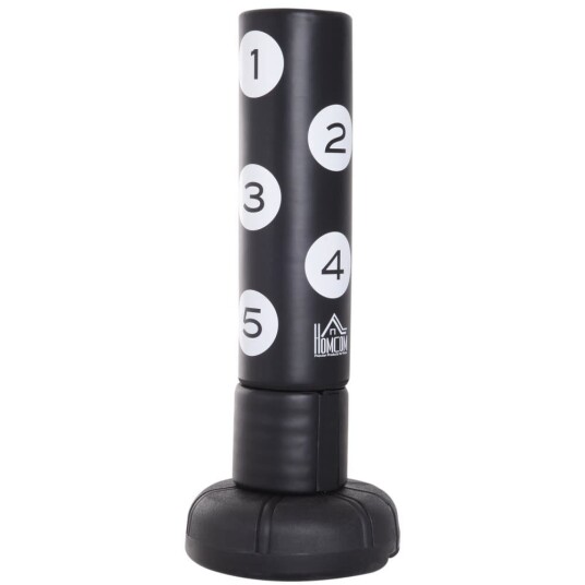 Boksesekk Stående 176 Cm Voksen Frittstående Heavy Duty Stående Boksesekk Med Stativ Og Vinylpute Boksing Partner Boksetrener Svart Boksesekk Stående 176 Cm Voksen Frittstående Heavy Duty Stående Boksesekk Med Stativ Og Vinylpute Boksing Partner Boksetrener Svart