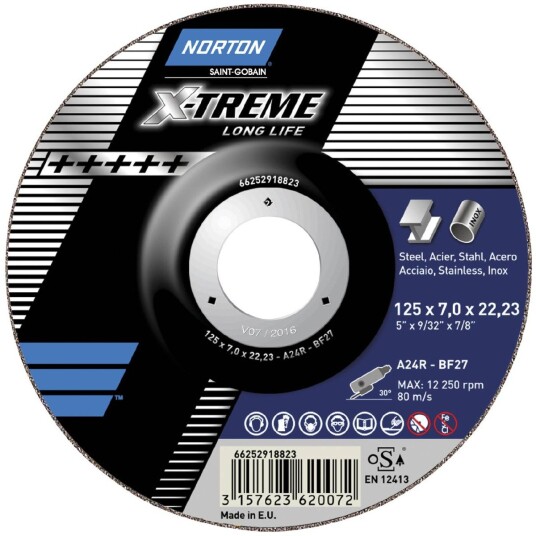 Slipeskive 230x7,0x22 x-treme Slipeskive 230x7,0x22 x-treme