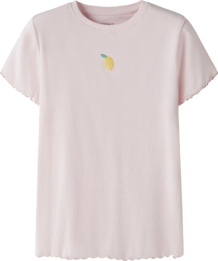 Name It T skjorte Rib NkfVivemma Vugge Rosa/Lemon Name It 13 14 år (158 164) T skjorte