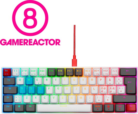 NOS C-450 Mini PRO RGB gamingtastatur (Tilt) NOS C-450 Mini PRO RGB gamingtastatur (Tilt)
