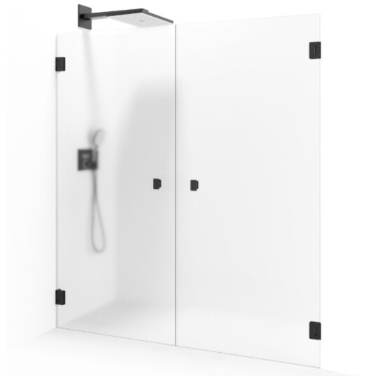 Macro Design Grace Nisjedusj Saloon Svart Matt / Ice Glass