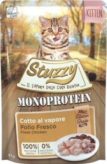 Stuzzy Monoprotein Kitten Kylling 85 G