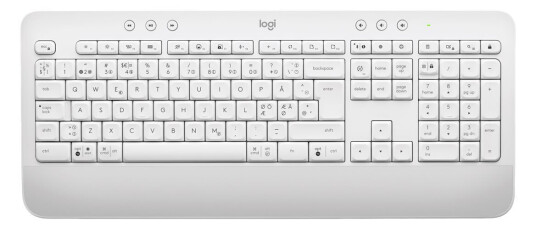 Logitech Signature K650 - Offwhite - ND - Tastatur - Nordisk - Hvit