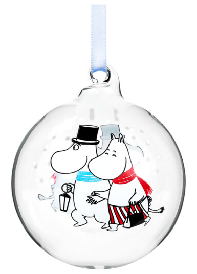 Moomin Mummi julekule 7 cm Spaserer sammen Moomin Mummi julekule 7 cm Spaserer sammen